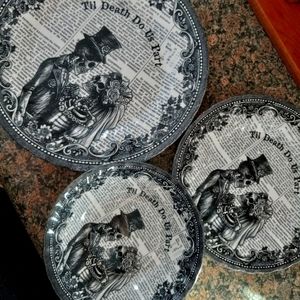 Til Death do us Part dishes set